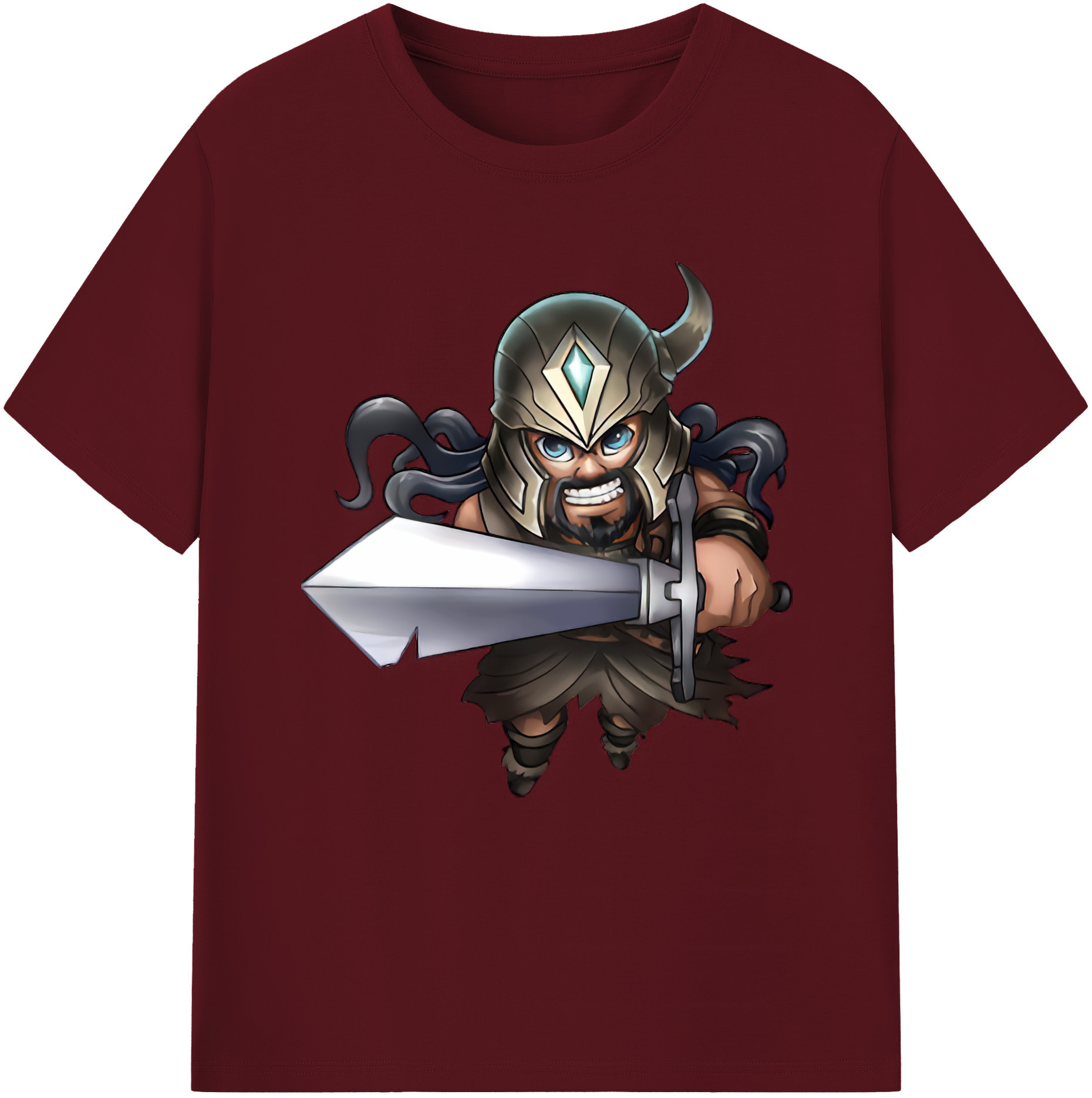 リーグ・オブ・レジェンド League of Legends LOL 綿100％半袖Tシャツ（フロントプリント）